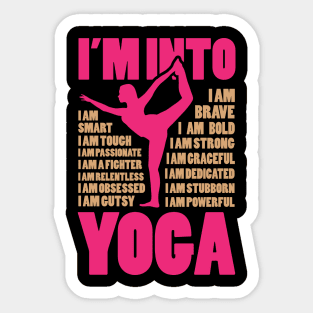 Positive Karma I’m Into Yoga Sticker